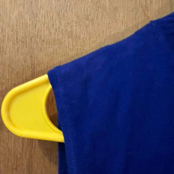 🐻Size M - Cable & Gauge - Lovely Royal Blue Sleeveless Turtleneck Sweater - Picture 2 of 6